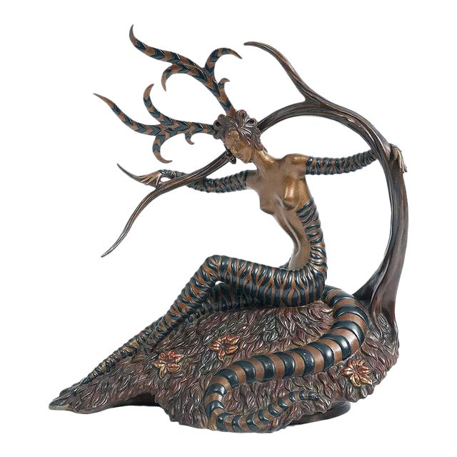 Erté, the Hunting, Bronze Sculpture, Art Deco, Signed, Edition of 375, 1985 For Sale