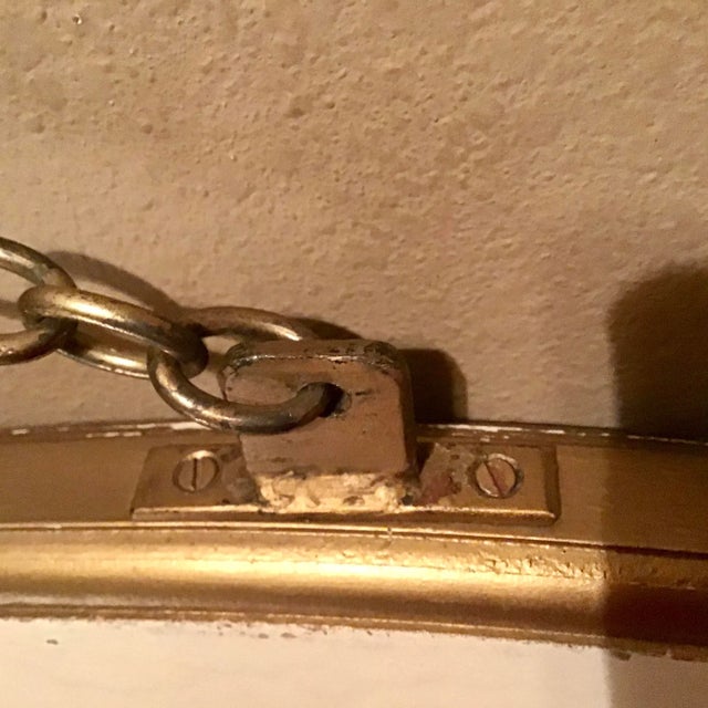 Industrial Mid Century Double Sided Hand Painted Wooden Boutique Sign For Sale - Image 3 of 5