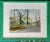 Newly framed collection of three home & landscape paintings at 15" x 18" each, in modern Green Glazed Frames. Simple and...