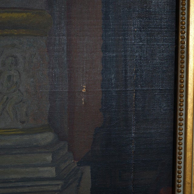 Antique “Scene From Rigoletto by Verdi Opera” Signed G. Palmeri C1917 For Sale - Image 6 of 11