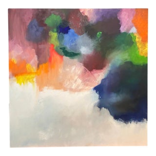 P. L. Bradbury Large Modern Color Study in Oil Paint on Canvas 48" For Sale