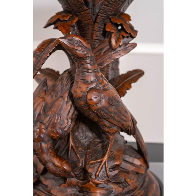 1990s Decorative Pheasant Base Table Lamp W. Shade For Sale - Image 12 of 17