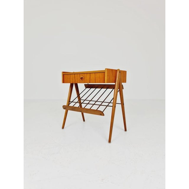 Mid-Century Danish Teak Bedside Table For Sale - Image 16 of 16