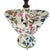 1980s Italian Botanical Painted Ceramic Urn Table Lamp With Lion Masks & Turquoise Finial Neoclassical For Sale - Image 11 of 14