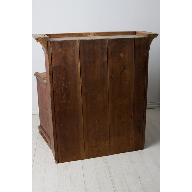 Northern Swedish Country House Cupboard with Original Paint For Sale - Image 11 of 13