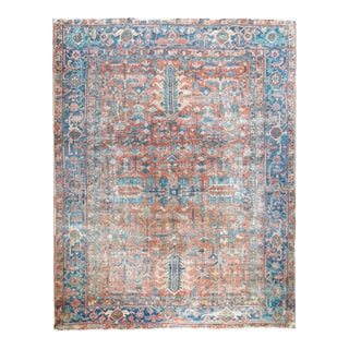 Early 20th Century Persian Heriz Rug For Sale