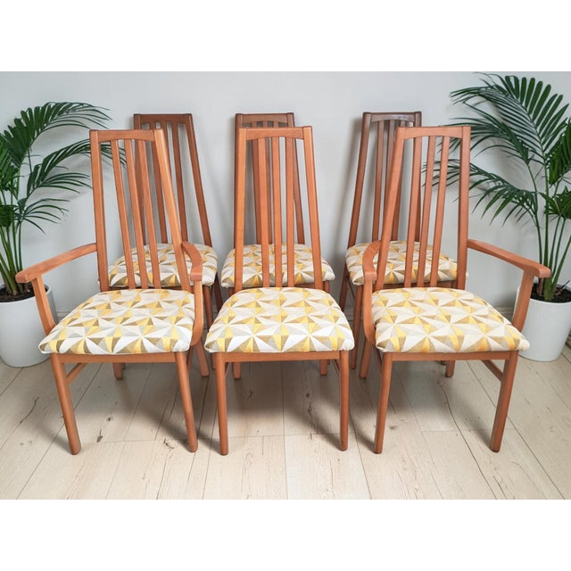 1960s Vintage Dining Chairs by Neil Morris for Morris of Glasgow, 1960s, Set of 6 For Sale - Image 5 of 18