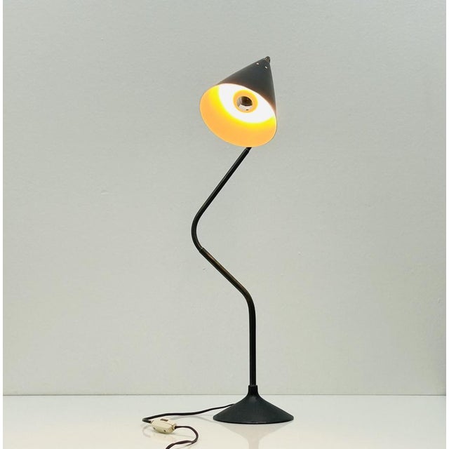 Black Flamingo Table Lamp by Franz Hagenauer for Werkstätte Hagenauer Wien, Austria, 1940s For Sale - Image 8 of 18