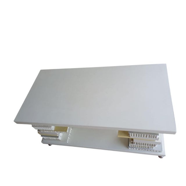 Modern Vintage Italian Sculptural Table, 1970 For Sale - Image 3 of 12