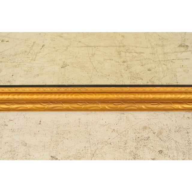 Gold Rectangular Giltwood Mirror 41.5 X 71.375 In. For Sale - Image 8 of 9