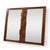 Lane Staccato Mid Century Walnut Brutalist Mirror This mirror measures: 51.5 wide x 1 deep x 41.5 inches high ABOUT...