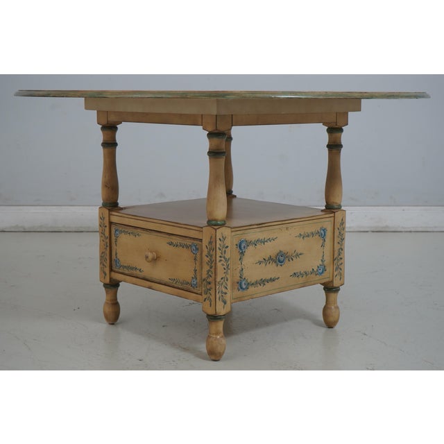 Age: Approx: 25 Years Old Details: Country Style 1 Drawer Base Nice Paint Decorated Finish Condition: Excellent Condition...