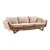 Adrian Pearsall Style Mid Century Walnut Gondola Sofa For Sale