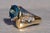 The Victiore: Ladies Mid Century Modern Topaz and Diamond Ring in 14K Gold For Sale - Image 4 of 10