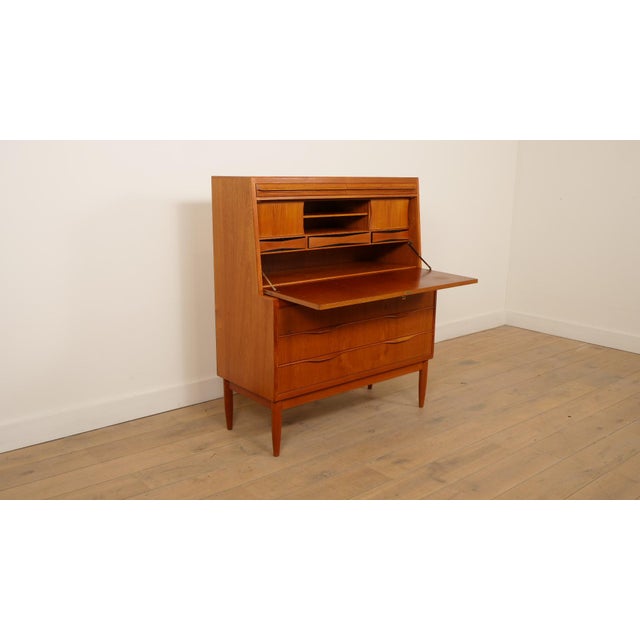 Vintage Secretaire in Teak from Erling Torvits, 1960s For Sale - Image 4 of 18