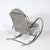 Mid-Century Tubular Chrome Rocking Chair With Holly Hunt Upholstery For Sale - Image 11 of 13