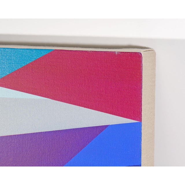 Contemporary 2016 “Abstracting Hues” Oil on Linen Painting By For Sale - Image 3 of 8