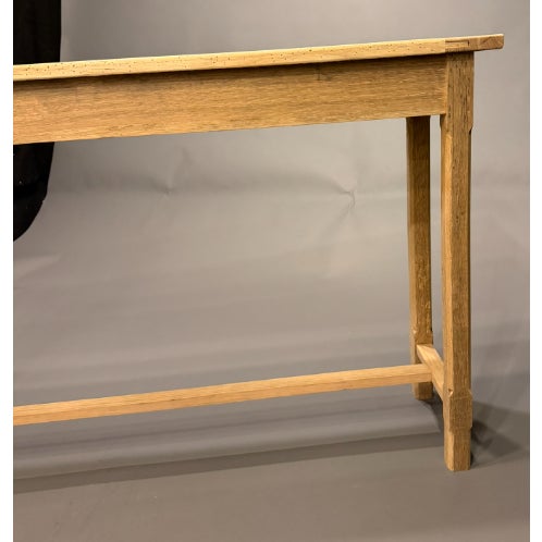 Hand Made Oak Console Table For Sale - Image 10 of 10