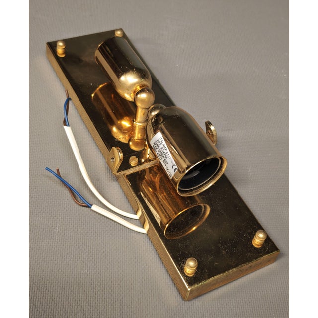 Italian 27/APM Wall Lights in Gold Graniglia Glass from Italamp, 1980s, Set of 3 For Sale - Image 10 of 18
