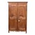Antique 19th Century French Louis XV Solid Walnut Armoire For Sale