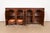 1950s T. H. Robsjohn Gibbings for Widdicomb Sculpted Walnut Colosseum Sideboard Credenza, Newly Refinished For Sale - Image 5 of 14
