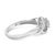 Embrace timeless elegance with the Sterling Silver Bypass Cluster Ring, a masterpiece that intertwines sophistication with...