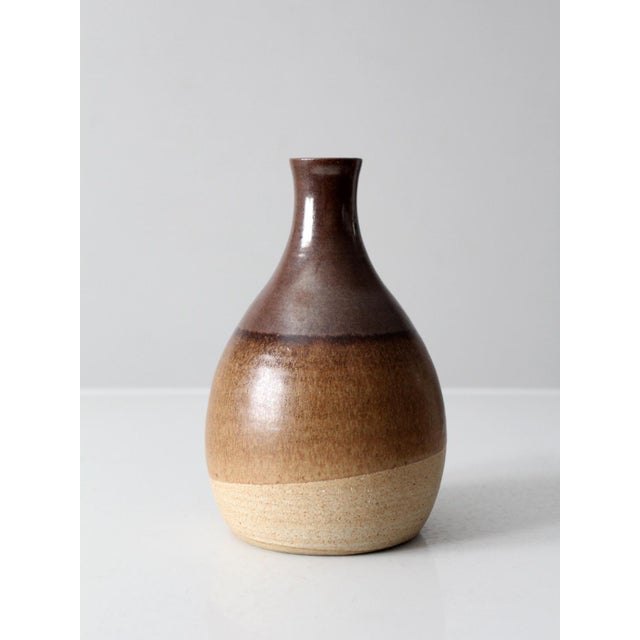 Vintage Studio Pottery Decanter Vase For Sale - Image 9 of 10