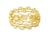 Beautiful 14K Yellow Gold Diamond Filigree Cocktail Dome Band Ring. Metal: 14K Yellow Gold Gemstones: Brilliant Round...