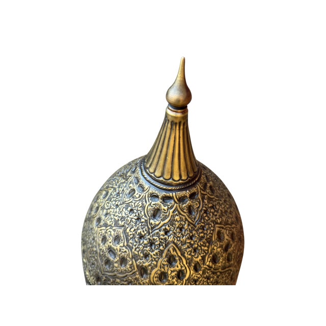 Hand Forged Historical Brass Helmet For Sale - Image 12 of 14