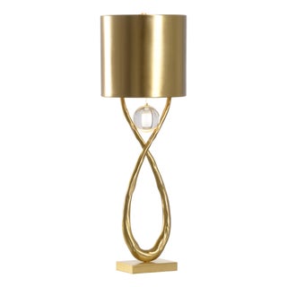 San Cristobal Table Lamp with Brass Shade For Sale
