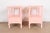 John Widdicomb French Provincial Louis XV Pink Lacquered Nightstands, Newly Refinished For Sale - Image 11 of 13