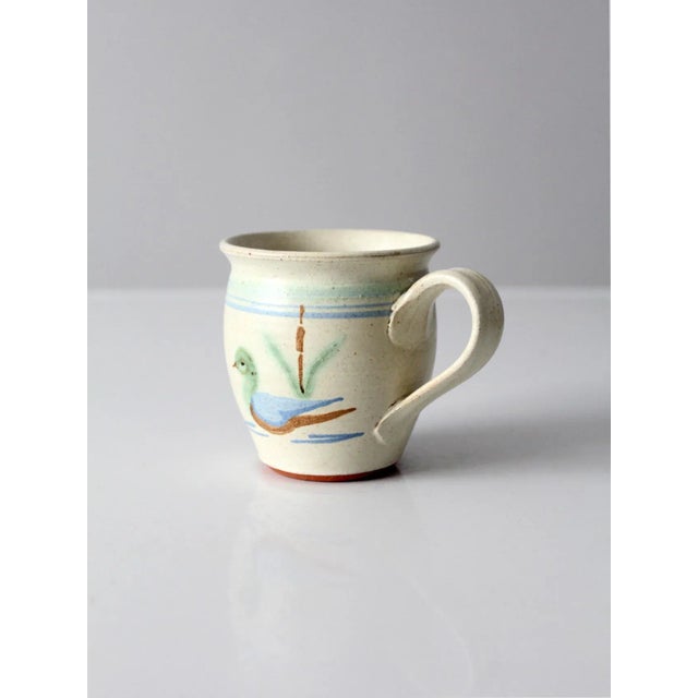 Vintage Studio Pottery Mug For Sale - Image 10 of 12