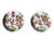 Chinoiserie Vintage Chinese Porcelain Decorative Fruit Plate- A Pair For Sale - Image 3 of 12