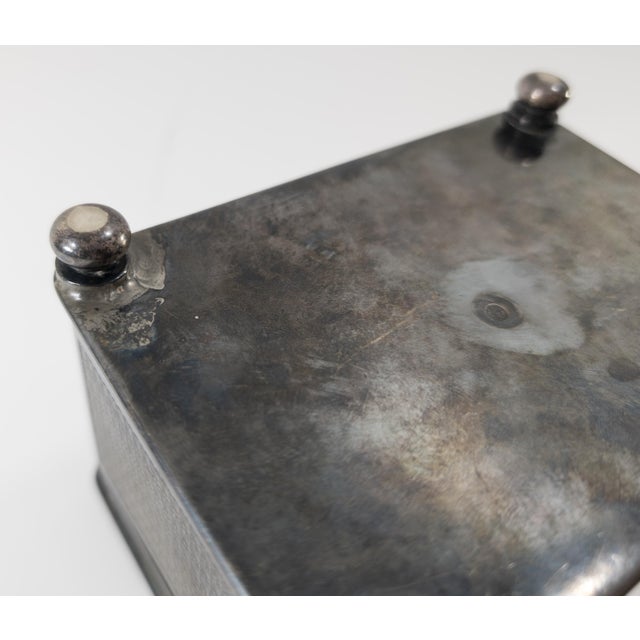 19th Century German Silverplate Box by Arthur Krupp for Berndorf Metalworks For Sale - Image 10 of 12