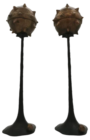 Primus Big Candlesticks by Emanuele Colombi, Set of 2