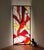 Artistic Leaded Glass Windows with Sports Theme, 1980s, Set of 2 For Sale - Image 4 of 11