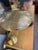 Goldenrod Vintage Brass Table Lamp, 1950s For Sale - Image 8 of 10