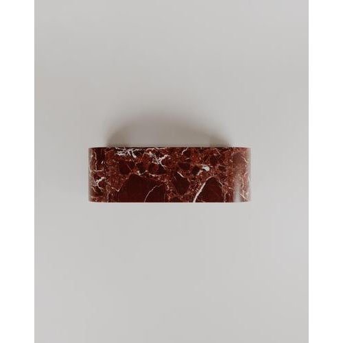 Not Yet Made - Made To Order Rosso Lepanto Marble Stone Eye Bench by Esther Knopfler For Sale - Image 5 of 17