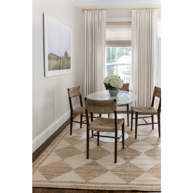 Erin Gates by Momeni Orchard Court Checker Ivory Hand Woven Wool and Jute Area Rug 2'3" X 12' Runner For Sale - Image 11 of 12