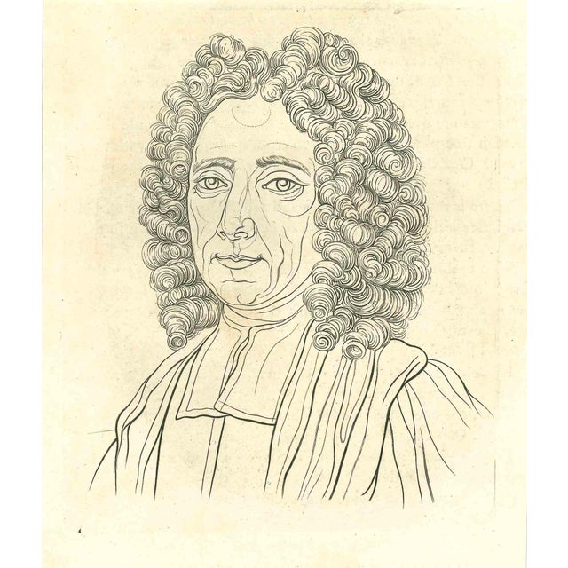 Portrait - The Physiognomy is an original etching artwork realized by Thomas Holloway for Johann Caspar Lavater's "Essays...