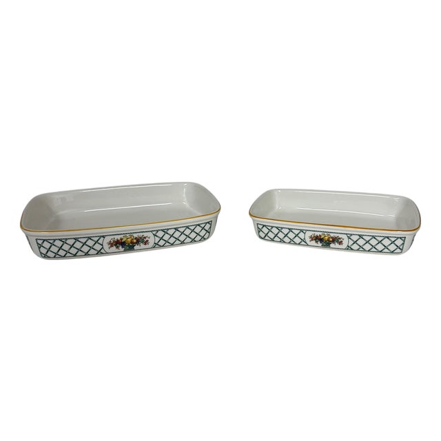 Villeroy & Boch Retangle Casserole - A Pair For Sale