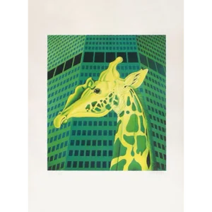 1975 Nicolas Uriburu La Jirafa Lithograph