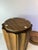 1970s Mid-Century Modern Oak Ice Bucket With Lid — Fluted Slat Barware For Sale - Image 4 of 8