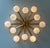 21st Century Star Piccolo Satin Brass Matte White Murano Flush Mount by Fabio LTD For Sale - Image 9 of 9