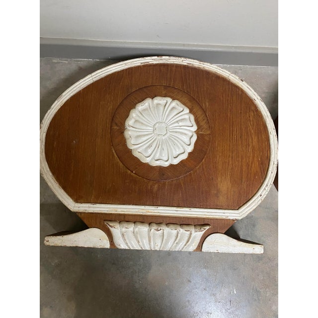 19th C. Canopy Bed Corona / Pelmet / Architectural Cornice Crowns - Pair For Sale - Image 10 of 14