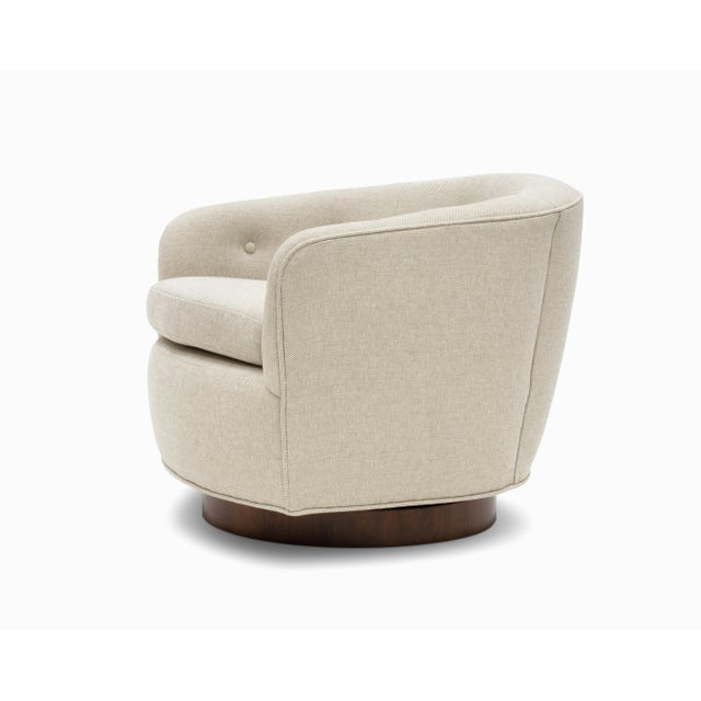 Mid 20th Century Pair of Vintage Mid Century Swivel Chairs by Milo Baughman For Sale - Image 5 of 9