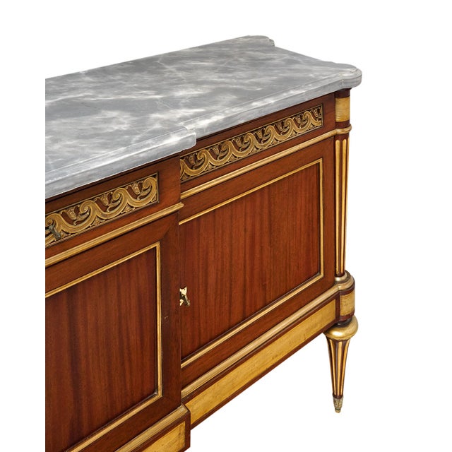 1910s Grand French Louis XVI Buffet “a L’Etrusque” For Sale - Image 5 of 9