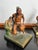 Early 20th Century Hand-Painted Native American Figural Bookends For Sale - Image 4 of 9