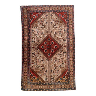 1930s, Vintage Persian Malayer Rug 3' X 4' For Sale
