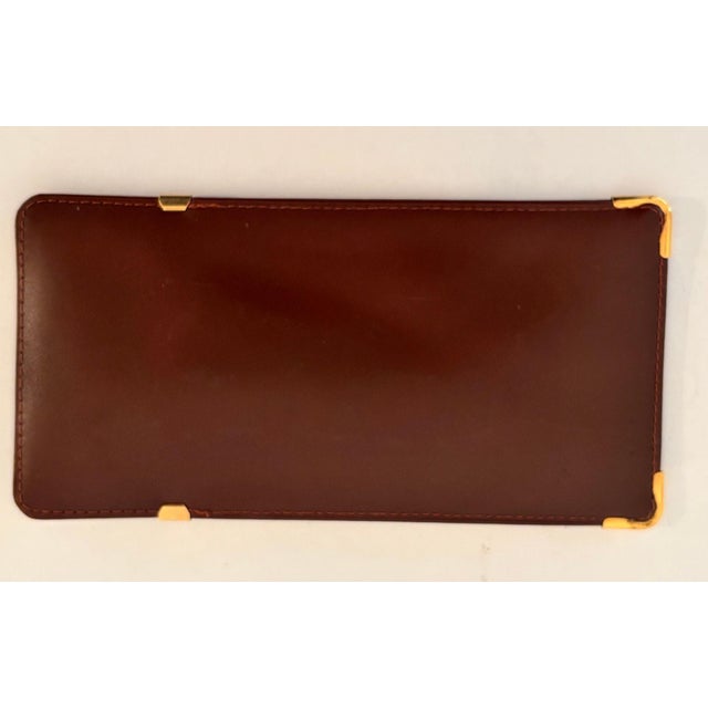Burgundy Cartier Burgundy Leather Eyewear Case Made in France 1980s For Sale - Image 8 of 14